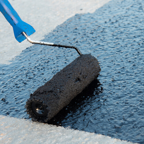 coating on a flat roof